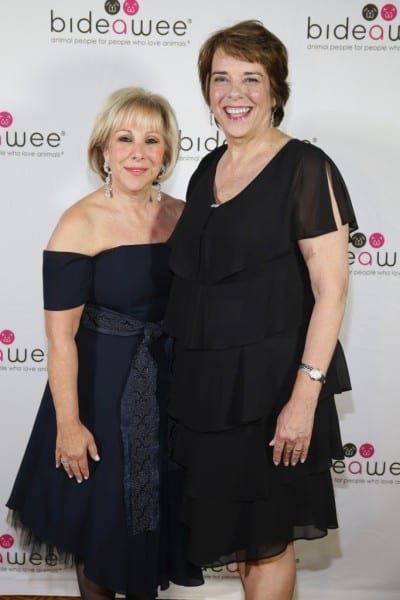 NEW YORK, NY - JUNE 09: Honoree/London Jewelers President Candy Udell and President/CEO of Bideawee Nancy Taylor attend the Bideawee Masquerade Ball at Gotham Hall on June 9, 2014 in New York City. (Photo by Neilson Barnard/Getty Images for Bideawee)
