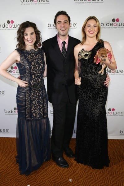 NEW YORK, NY - JUNE 09: (L-R) Rachel Stange, Chris Dieman and Kristin Martinez Jones attend the Bideawee Masquerade Ball at Gotham Hall on June 9, 2014 in New York City. (Photo by Neilson Barnard/Getty Images for Bideawee)