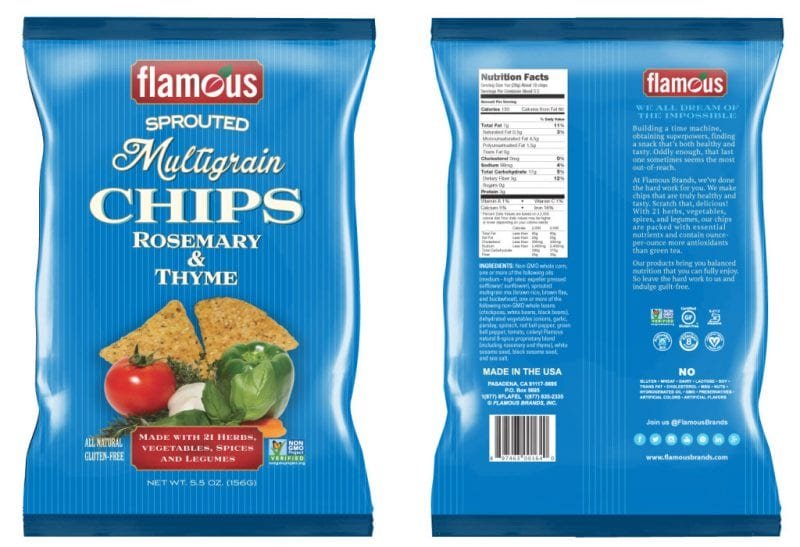 All natural Sprouted Multigrain Front and Back