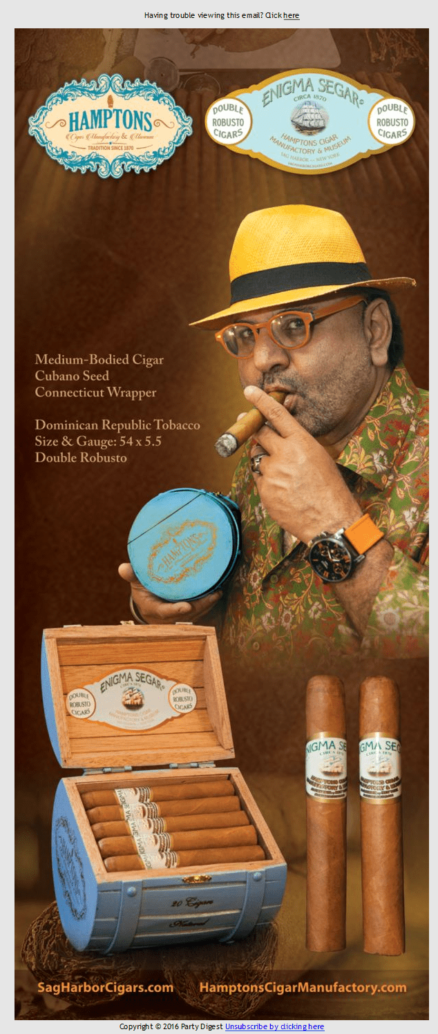 hamptons cigar manufactory museum presents enigma segar