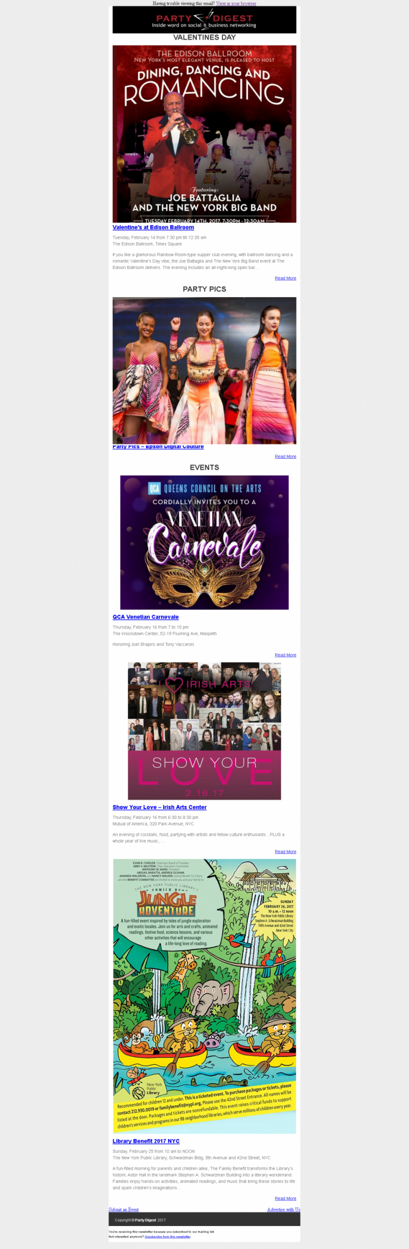 Valentines at Edison QCA Venetian Carnevale Party Pics and Upcoming Events