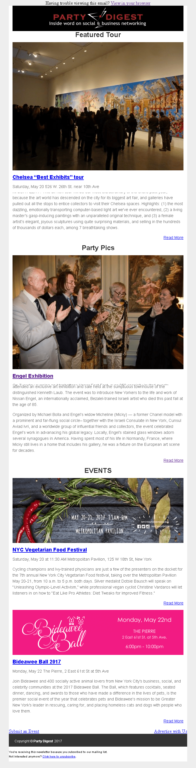 Veggie Food Fest Engel Party Chelsea Tour