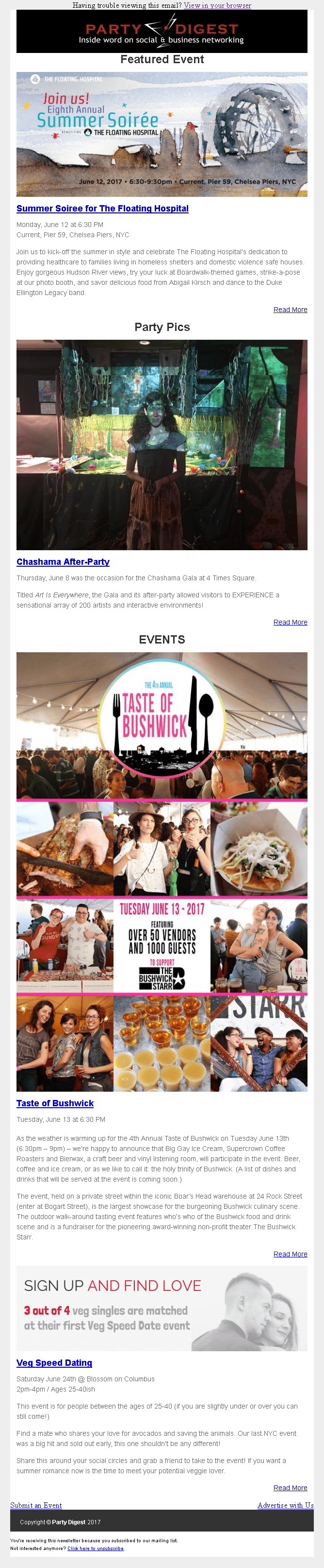 Taste of Bushwick Chashama Veg Speed Date