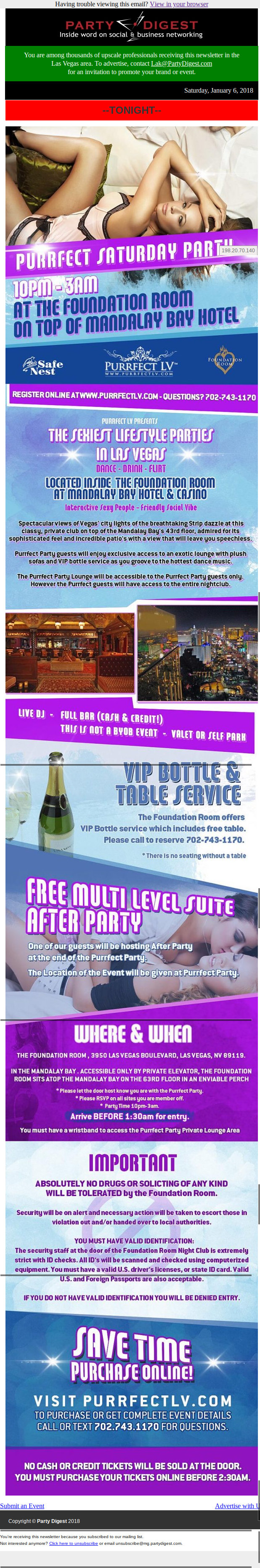 Purrfect Saturday Party Tonight