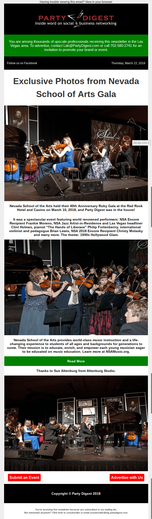 Exclusive Photos from Nevada School of Arts Gala