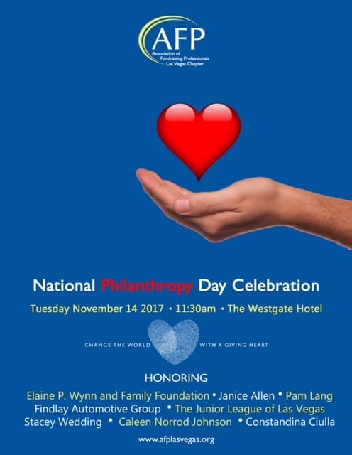 AFPLV National Philanthropy Day  flyer FINAL
