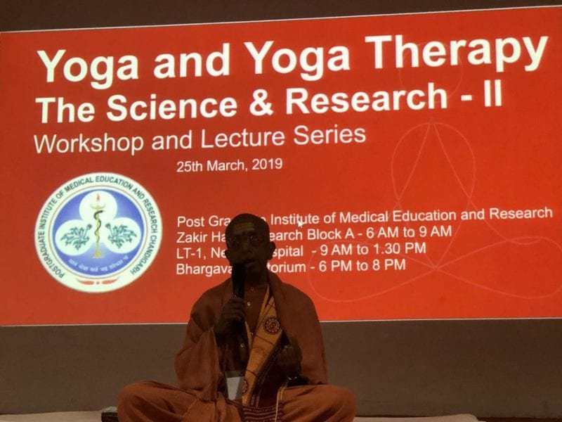 Pics – PGI workshop on Yoga and Yoga therapy