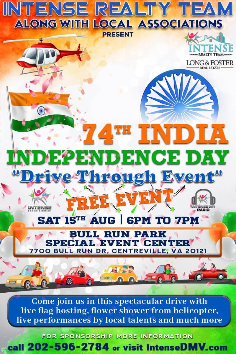 74th India Independence Day Drive Thru Celebration